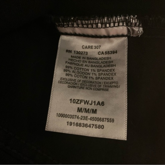 🛑SOLD Black Denim Jacket Women’s M. Wrangler Authentics Brand - Picture 4 of 6